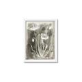 Picture of Brown & White Flower II _GroupedProduct_Rectangle_Portrait_Framed_Matted_