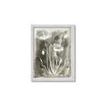 Picture of Brown & White Flower II _GroupedProduct_Rectangle_Portrait_Framed_Matted_