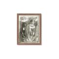 Picture of Brown & White Flower II _GroupedProduct_Rectangle_Portrait_Framed_Matted_