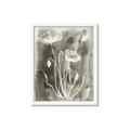 Picture of Brown & White Flower II _GroupedProduct_Rectangle_Portrait_Framed_Matted_