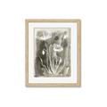 Picture of Brown & White Flower II _GroupedProduct_Rectangle_Portrait_Framed_Matted_