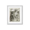 Picture of Brown & White Flower II _GroupedProduct_Rectangle_Portrait_Framed_Matted_