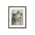 Picture of Brown & White Flower II _GroupedProduct_Rectangle_Portrait_Framed_Matted_