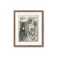Picture of Brown & White Flower II _GroupedProduct_Rectangle_Portrait_Framed_Matted_