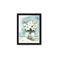 Picture of Flower In Glass Jar _GroupedProduct_Rectangle_Portrait_Framed_Matted_