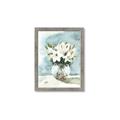 Picture of Flower In Glass Jar _GroupedProduct_Rectangle_Portrait_Framed_Matted_