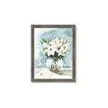 Picture of Flower In Glass Jar _GroupedProduct_Rectangle_Portrait_Framed_Matted_