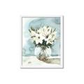 Picture of Flower In Glass Jar _GroupedProduct_Rectangle_Portrait_Framed_Matted_