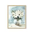 Picture of Flower In Glass Jar _GroupedProduct_Rectangle_Portrait_Framed_Matted_