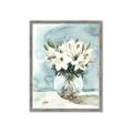 Picture of Flower In Glass Jar _GroupedProduct_Rectangle_Portrait_Framed_Matted_