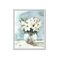 Picture of Flower In Glass Jar _GroupedProduct_Rectangle_Portrait_Framed_Matted_