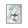 Picture of Flower In Glass Jar _GroupedProduct_Rectangle_Portrait_Framed_Matted_