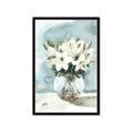 Picture of Flower In Glass Jar _GroupedProduct_Rectangle_Portrait_Framed_Matted_