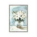 Picture of Flower In Glass Jar _GroupedProduct_Rectangle_Portrait_Framed_Matted_