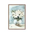 Picture of Flower In Glass Jar _GroupedProduct_Rectangle_Portrait_Framed_Matted_
