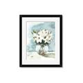 Picture of Flower In Glass Jar _GroupedProduct_Rectangle_Portrait_Framed_Matted_