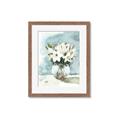 Picture of Flower In Glass Jar _GroupedProduct_Rectangle_Portrait_Framed_Matted_