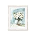 Picture of Flower In Glass Jar _GroupedProduct_Rectangle_Portrait_Framed_Matted_