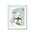 Picture of Flower In Glass Jar _GroupedProduct_Rectangle_Portrait_Framed_Matted_