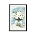 Picture of Flower In Glass Jar _GroupedProduct_Rectangle_Portrait_Framed_Matted_