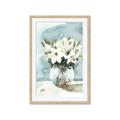 Picture of Flower In Glass Jar _GroupedProduct_Rectangle_Portrait_Framed_Matted_