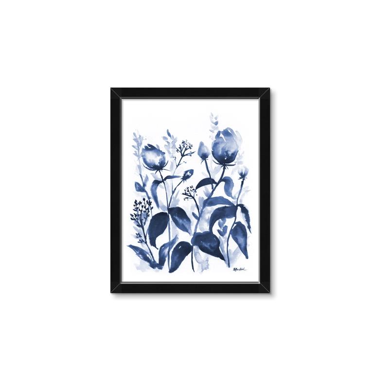 Picture of Blue Flower III _GroupedProduct_Rectangle_Portrait_Framed_Matted_
