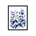 Picture of Blue Flower III _GroupedProduct_Rectangle_Portrait_Framed_Matted_