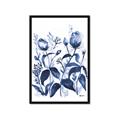 Picture of Blue Flower III _GroupedProduct_Rectangle_Portrait_Framed_Matted_