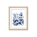 Picture of Blue Flower III _GroupedProduct_Rectangle_Portrait_Framed_Matted_