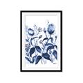 Picture of Blue Flower III _GroupedProduct_Rectangle_Portrait_Framed_Matted_
