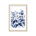 Picture of Blue Flower III _GroupedProduct_Rectangle_Portrait_Framed_Matted_