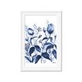 Picture of Blue Flower III _GroupedProduct_Rectangle_Portrait_Framed_Matted_