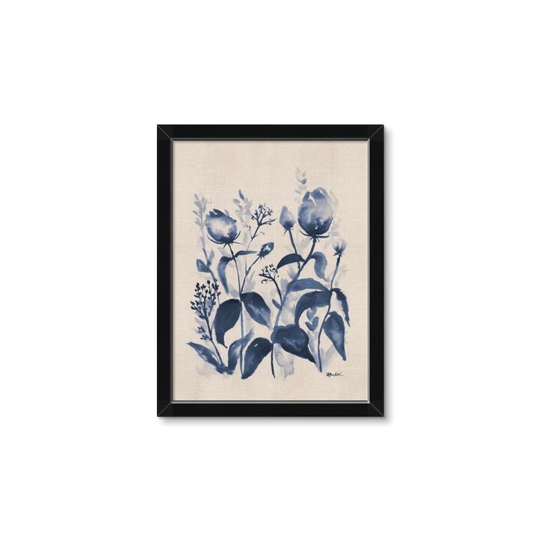 Picture of Blue Flower IV _GroupedProduct_Rectangle_Portrait_Framed_Matted_