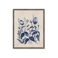 Picture of Blue Flower IV _GroupedProduct_Rectangle_Portrait_Framed_Matted_