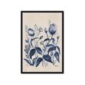 Picture of Blue Flower IV _GroupedProduct_Rectangle_Portrait_Framed_Matted_