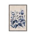 Picture of Blue Flower IV _GroupedProduct_Rectangle_Portrait_Framed_Matted_