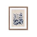 Picture of Blue Flower IV _GroupedProduct_Rectangle_Portrait_Framed_Matted_