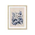 Picture of Blue Flower IV _GroupedProduct_Rectangle_Portrait_Framed_Matted_