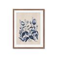 Picture of Blue Flower IV _GroupedProduct_Rectangle_Portrait_Framed_Matted_