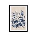 Picture of Blue Flower IV _GroupedProduct_Rectangle_Portrait_Framed_Matted_