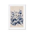 Picture of Blue Flower IV _GroupedProduct_Rectangle_Portrait_Framed_Matted_