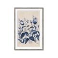 Picture of Blue Flower IV _GroupedProduct_Rectangle_Portrait_Framed_Matted_
