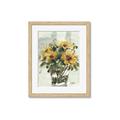 Picture of Yellow Sunflower _GroupedProduct_Rectangle_Portrait_Framed_Matted_