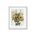 Picture of Yellow Sunflower _GroupedProduct_Rectangle_Portrait_Framed_Matted_