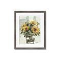 Picture of Yellow Sunflower _GroupedProduct_Rectangle_Portrait_Framed_Matted_