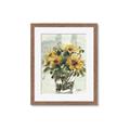 Picture of Yellow Sunflower _GroupedProduct_Rectangle_Portrait_Framed_Matted_