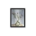 Picture of Cotton Flower In Vase II _GroupedProduct_Rectangle_Portrait_Framed_Matted_