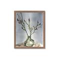 Picture of Cotton Flower In Vase II _GroupedProduct_Rectangle_Portrait_Framed_Matted_