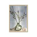 Picture of Cotton Flower In Vase II _GroupedProduct_Rectangle_Portrait_Framed_Matted_