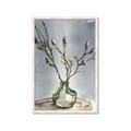 Picture of Cotton Flower In Vase II _GroupedProduct_Rectangle_Portrait_Framed_Matted_